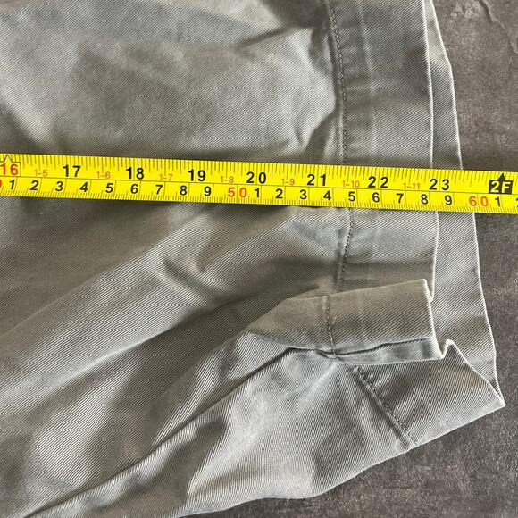 Polo Ralph Lauren 36T/L 100% Cotton Gray/Tan Cotton Prospect Shorts - Picture 6 of 8